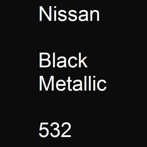 Nissan, Black Metallic, 532.